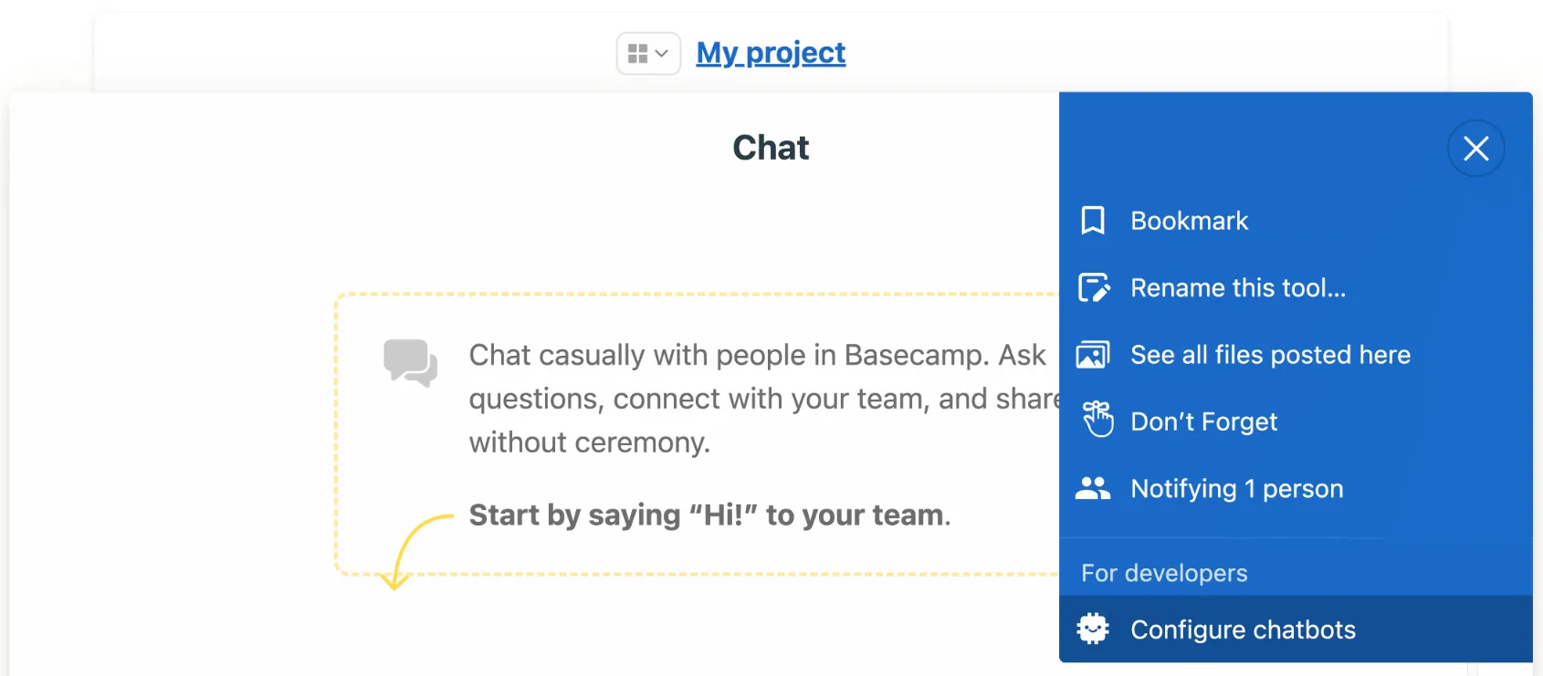 campfire chatbot