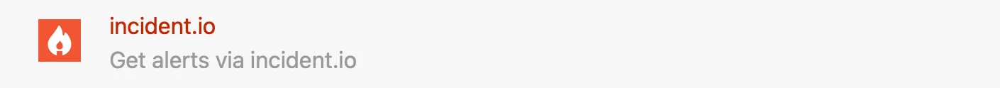 incident.io integration