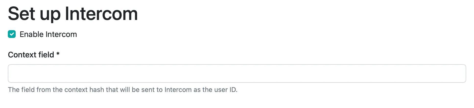 intercom form