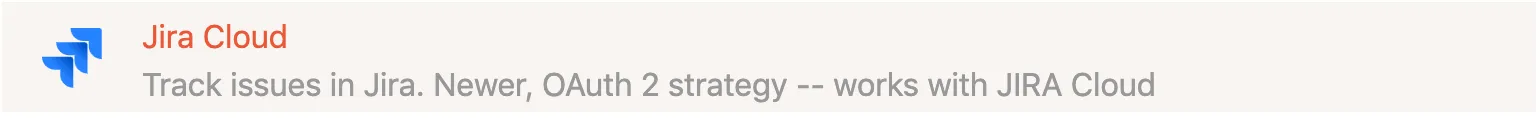 jira Cloud integration