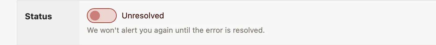 Resolved and Unresolved