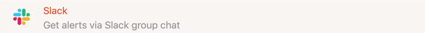 slack integration