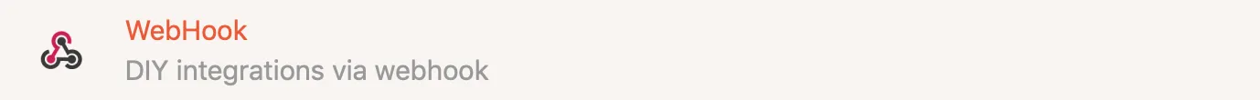 webhook integration