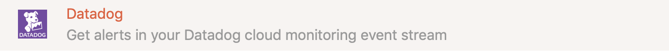 datadog integration